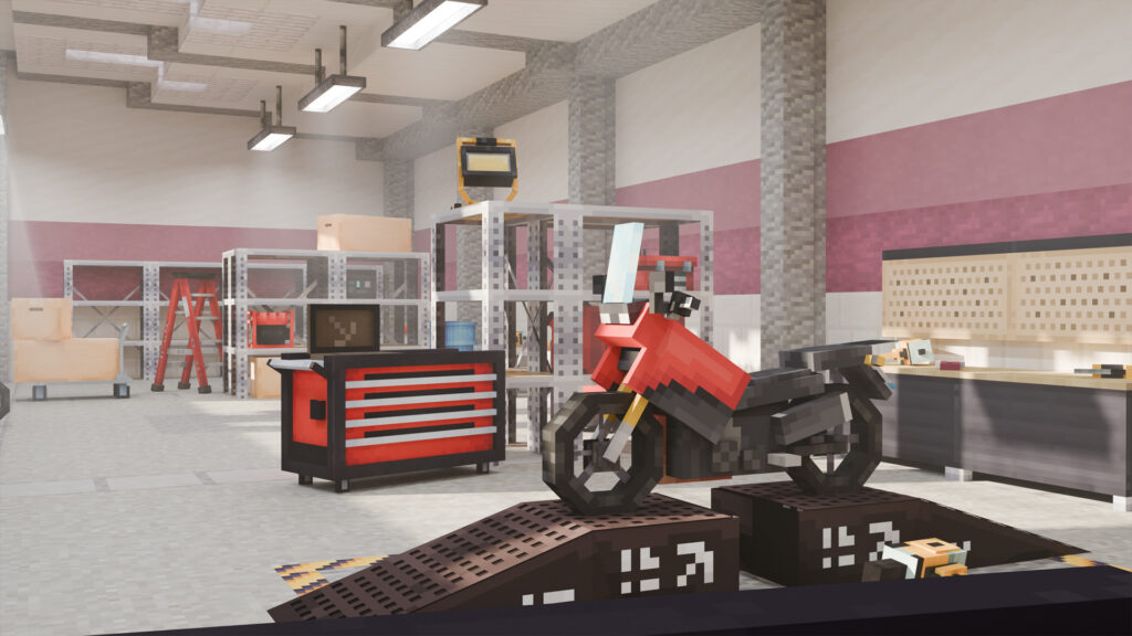 Pièce de jeu de la moto